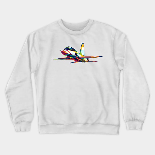 T-38 Talon Aircraft Crewneck Sweatshirt by wpaprint